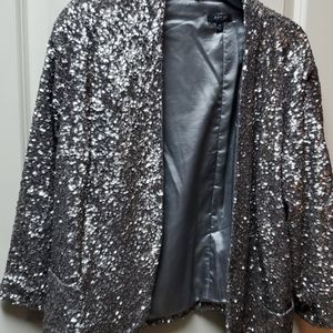 Sequined  holiday jacket